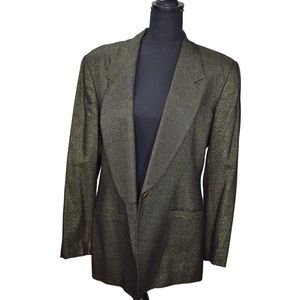 Black/Gold Specks Evan-Picone Blazer - Sz 12